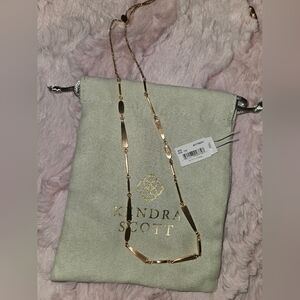 Kendra Scott Ava Adjustable Necklace Rose Gold